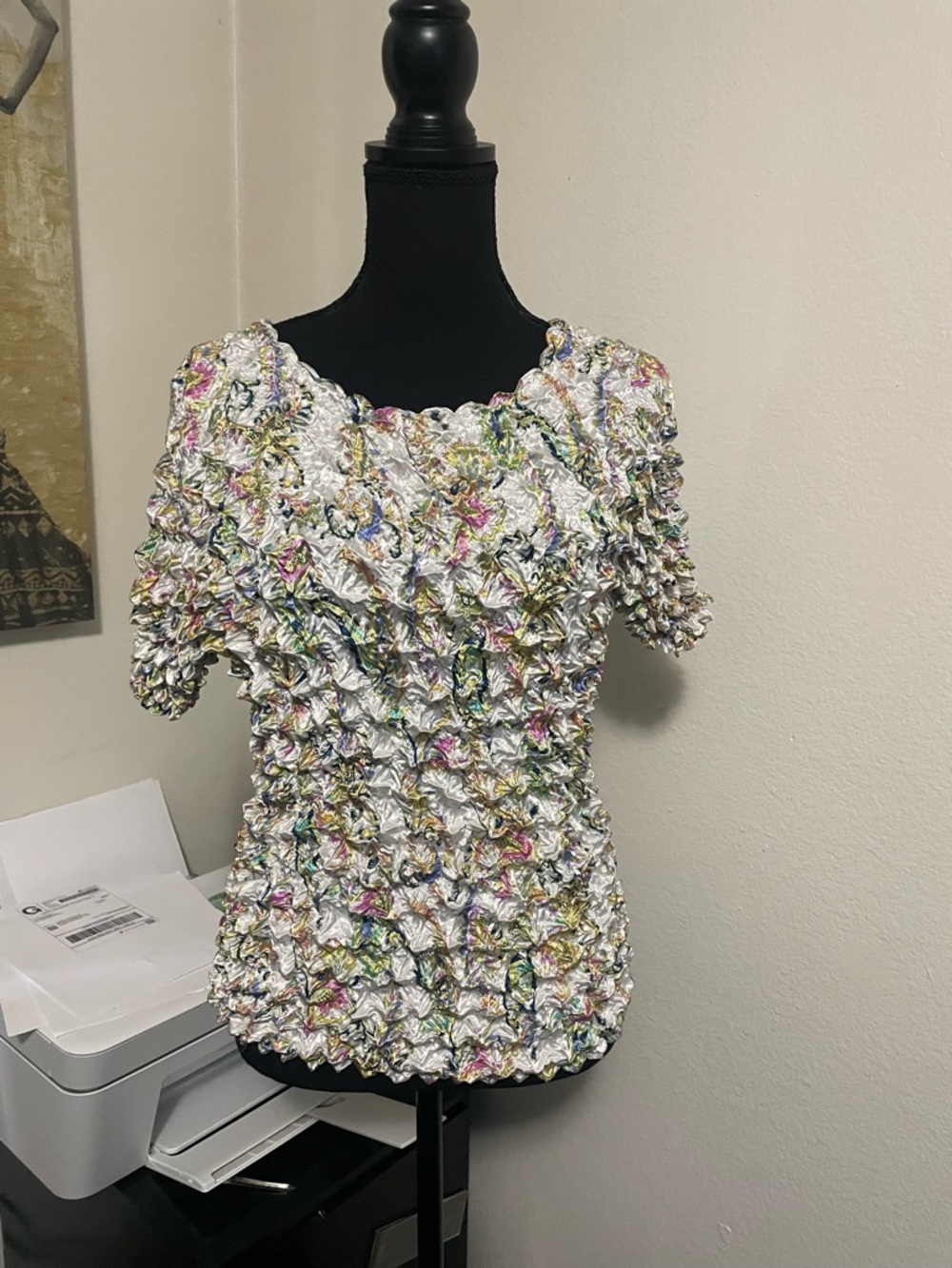 Womans Popcorn Short Sleeve Shirt Size OSF - Most